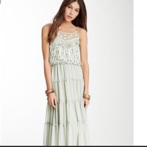 FP Stunning beaded gown in Sage